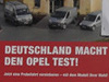 Adam Opel AG – Gewerbekunden Mailing  mit Klemmbrett „Deutschland macht den Opel Test“
